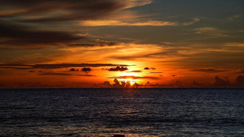 Sea During Sunset