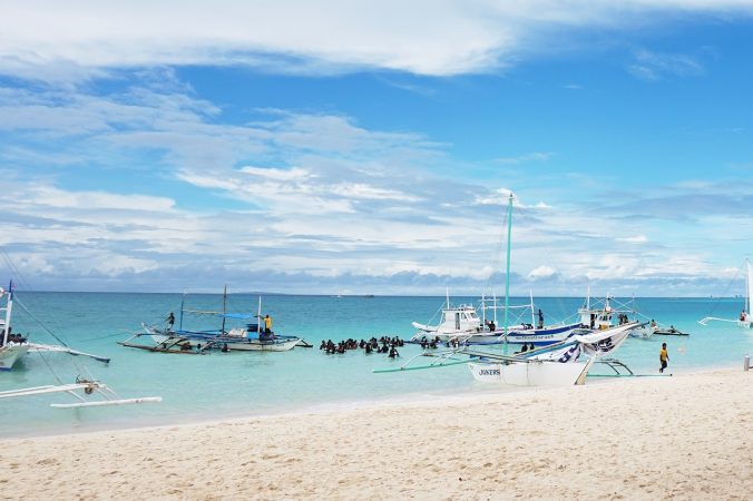 republic of the philippines, boracay, ocean