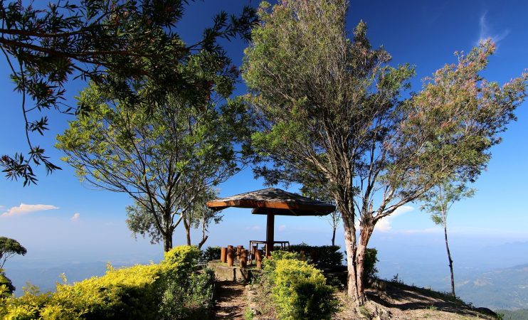 sri lanka, landscape, pavilion