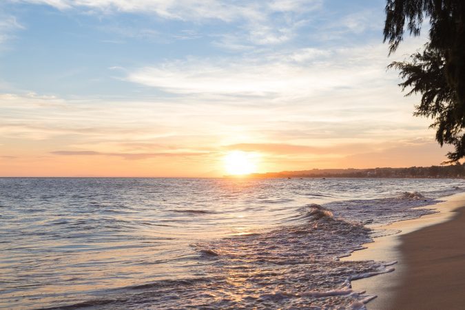 beach, waters, nature