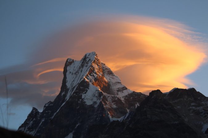 fishtail, mountain, nepal