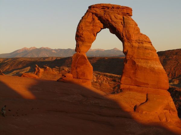 sandstone, landmark, natural arch