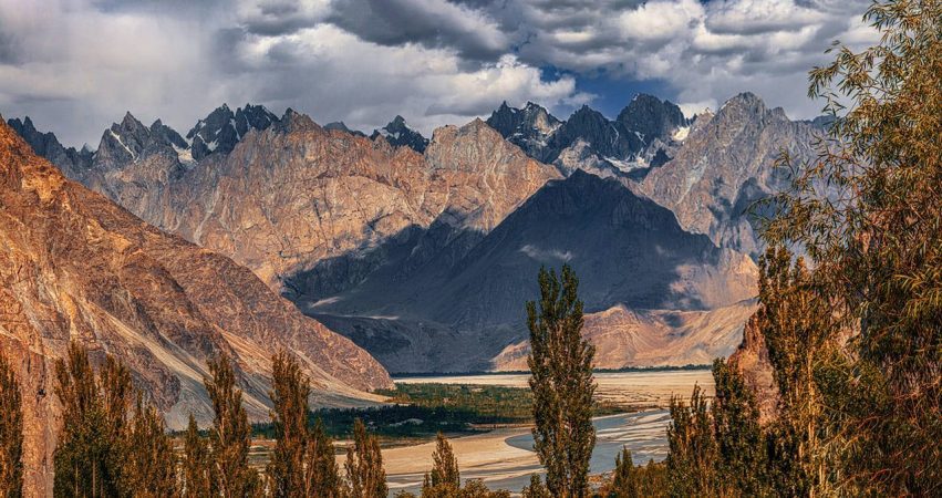 mountain, valley, pakistan