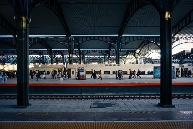 railway, train platform, railway platform