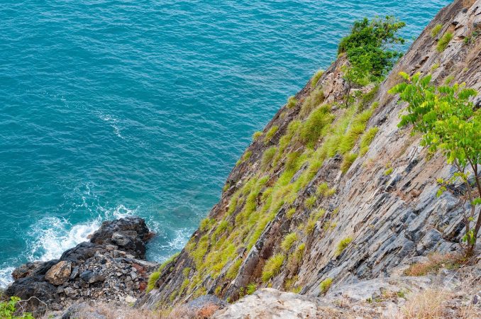 cliff, sea, nha trang